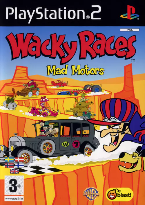 Wacky Races - Mad Motors - PTBR - PS2