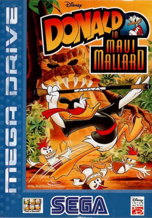 Donald in Maui Mallard - PTBR - Mega Drive