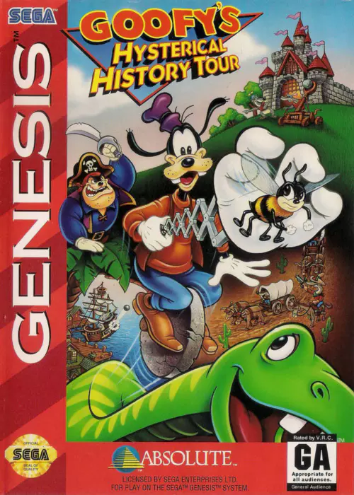 Goofy's Hysterical History Tour - PTBR - Mega Drive