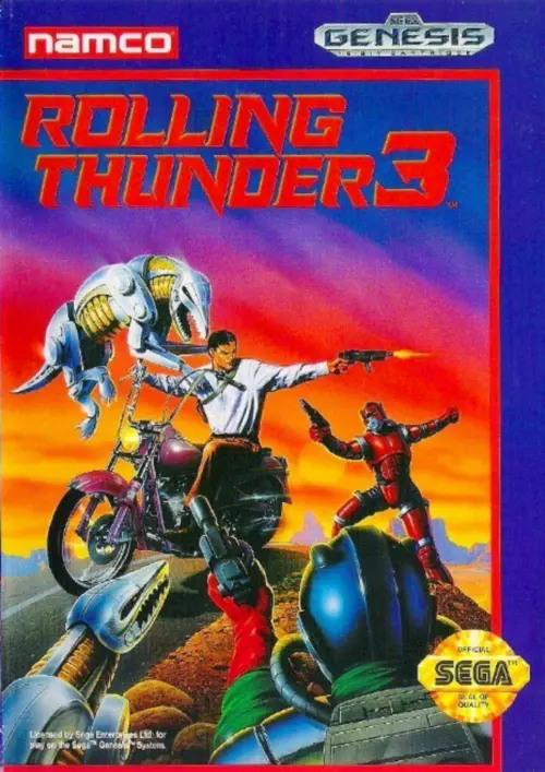 Rolling Thunder 3 - PTBR - Mega Drive