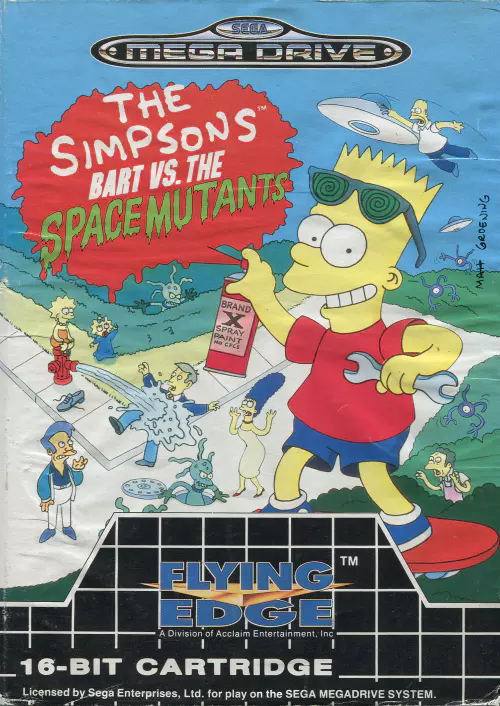 The Simpsons - Bart vs. the Space Mutants - PTBR - Mega Drive