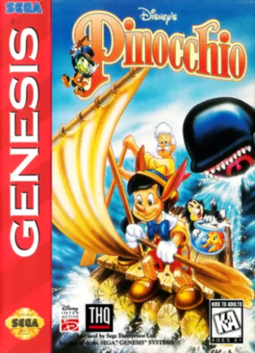 Pinocchio - PTBR - Mega Drive