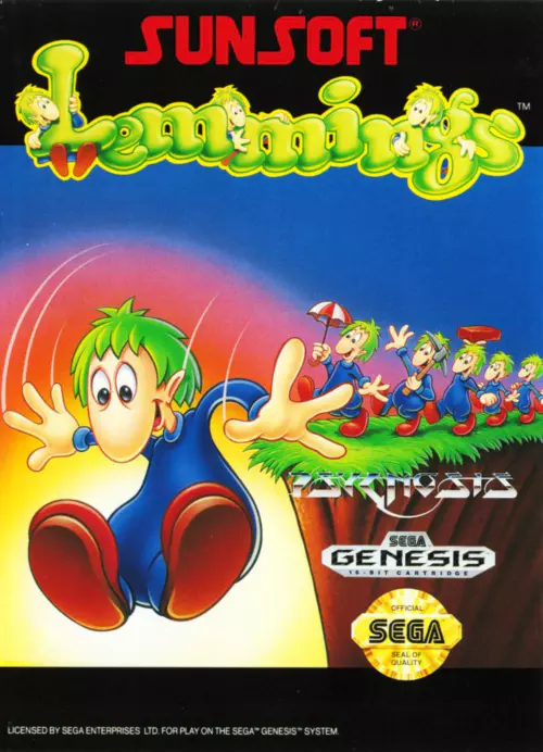 Lemmings (Mega Drive) - PTBR - Mega Drive