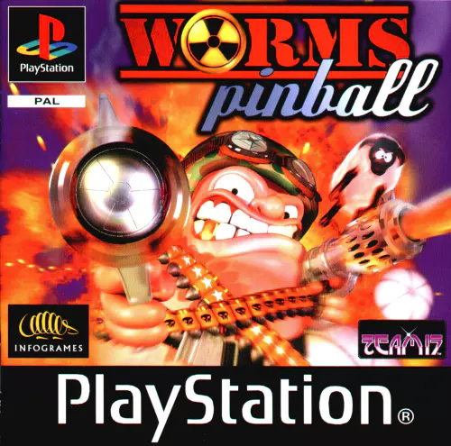 Worms Pinball - PTBR - PS1