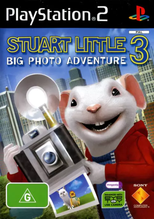 Stuart Little 3 - Big Photo Adventure - PS2 - PTBR