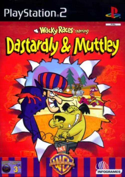 Wacky Races Starring Dastardly and Muttley (PS2) - PTBR