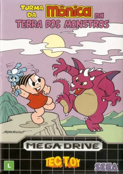 Turma da Mônica na Terra dos Monstros - Mega Drive