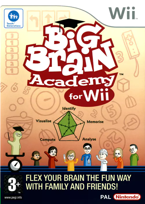 Big Brain Academy PTBR Wii