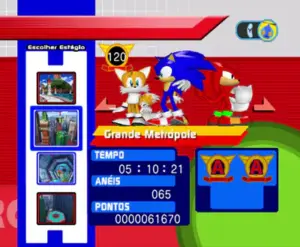 Sonic Heroes PS2 PTBR