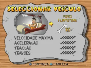 The Flintstones Bedrock Racing-ptbr-ps2 (2)