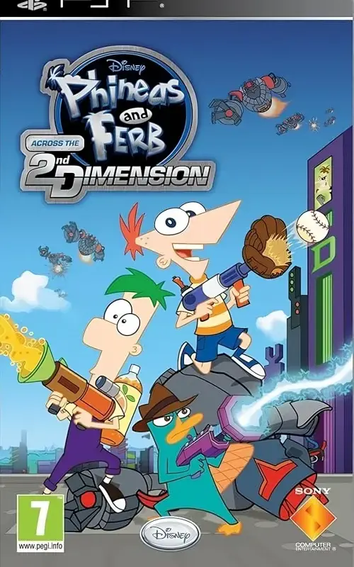 Disney Phineas and Ferb - Across the 2nd Dimension-PTBR-PSP