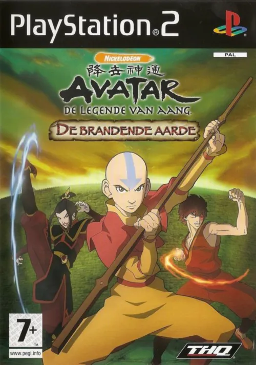 Avatar The Last Airbender - The Burning Earth PTBR PS2