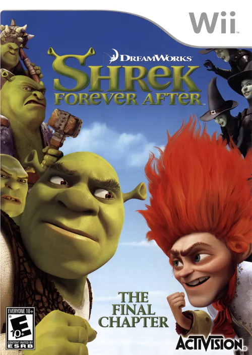Shrek Forever After PTBR Wii