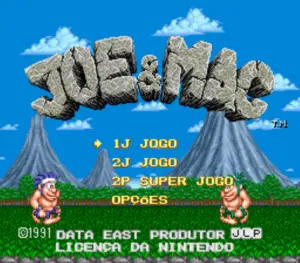Joe & Mac SNES PTBR